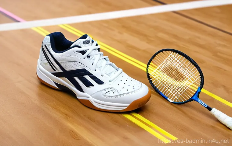 초보자를 위한 배드민턴 코칭 팁 - **Prompt:** A dynamic, full-body action shot of a female badminton player executing a powerful clear...