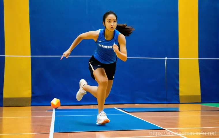 배드민턴 대회 준비 훈련 일정 - **Mental Fortitude and Strategic Vision in Badminton**
    A focused male badminton player, in his e...