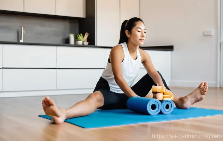 배드민턴 대회 준비 훈련 일정 - **Explosive Agility and Dynamic Movement in Badminton Training**
    A female badminton player, in h...